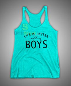Shop for the latest Life is Better with My Boys Tank Top - Brillshirt.com