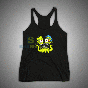 Get It Now Alien Simpsons boys Tank Top - Brillshirt.com