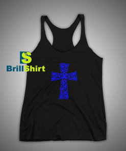 Get It Now Cross Ribbon Warrior Tank Top - Brillshirt.com