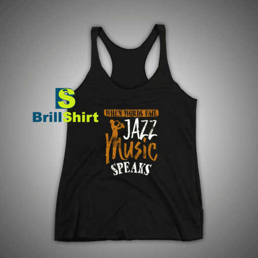 Get It Now Jazz Saxophone Tank Top - Brillshirt.com