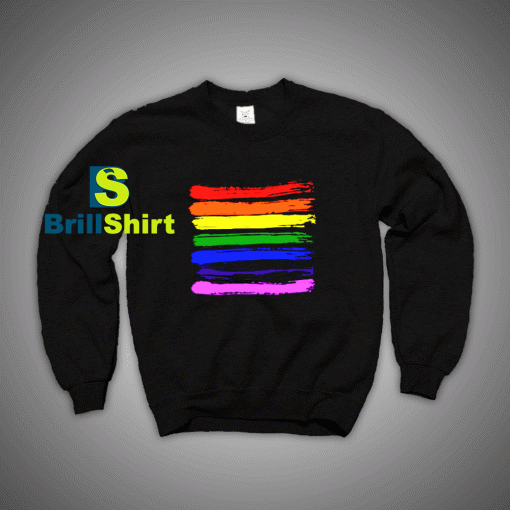 Get It Now LGBT Pride Flag Sweatshirt - Brillshirt.com