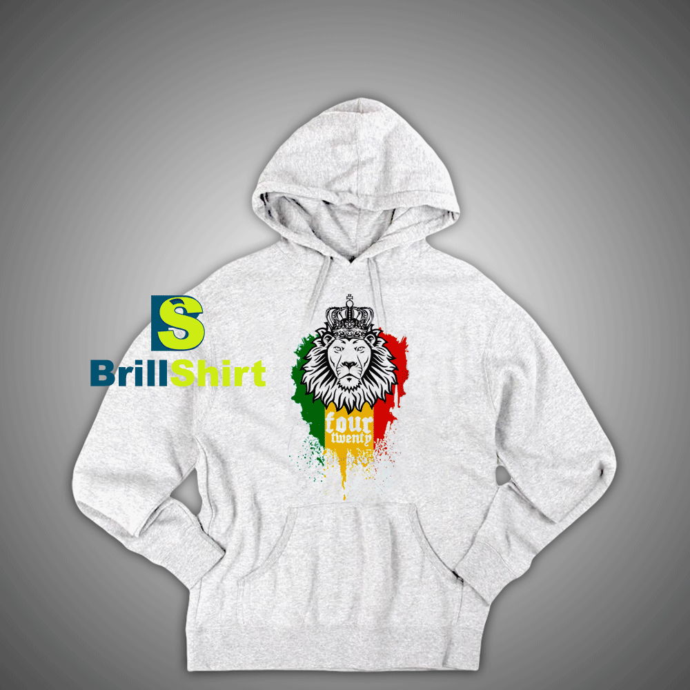 Get It Now Rasta Lion Four Twenty Hoodie - Brillshirt.com Get It Now Rasta Lion Four Twenty Hoodie - Brillshirt.com