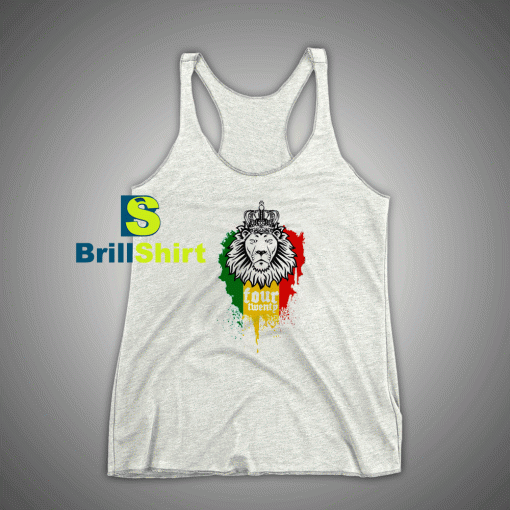 Get It Now Rasta Lion Four Twenty Tank Top - Brillshirt.com