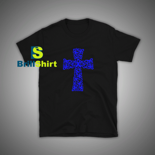 Get it Now Cross Ribbon Warrior T-Shirt - Brillshirt.com