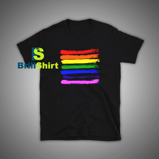 Get it Now LGBT Pride Flag T-Shirt - Brillshirt.com