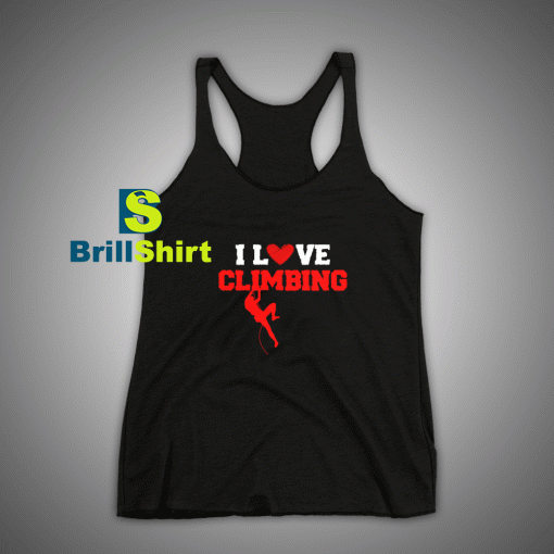 Get It Now I Love Sports Climbing Tank Top - Brillshirt.com