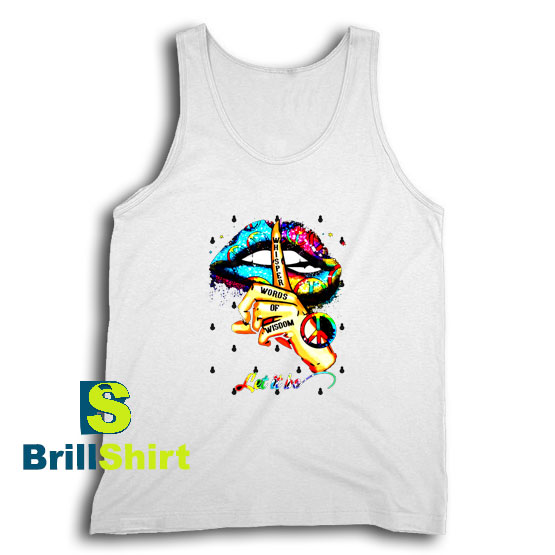Get It Now Peace Lips Colorful Tank Top - Brillshirt.com Get It Now Peace Lips Colorful Tank Top - Brillshirt.com