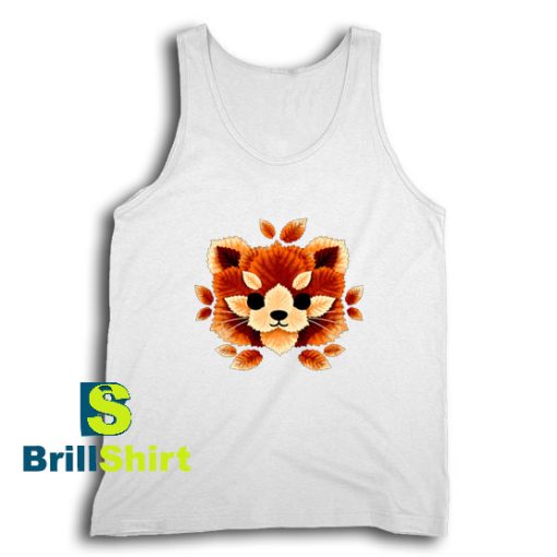 Get It Now Red panda of leaves Tank Top - Brillshirt.com