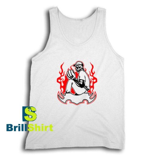 Get It Now Skeleton Baseball Tank Top - Brillshirt.com