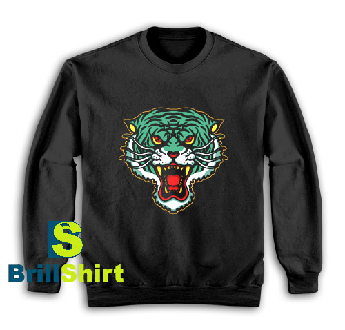 Get It Now Tiger Head Design Sweatshirt - Brillshirt.com Get It Now Tiger Head Design Sweatshirt - Brillshirt.com