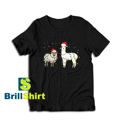 Get it Now Alpaca Sheep Christmas T-Shirt - Brillshirt.com