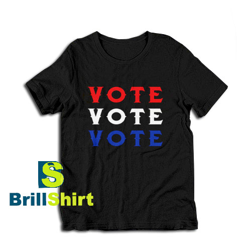 Get it Now Retro Vintage Vote US T-Shirt - Brillshirt.com
