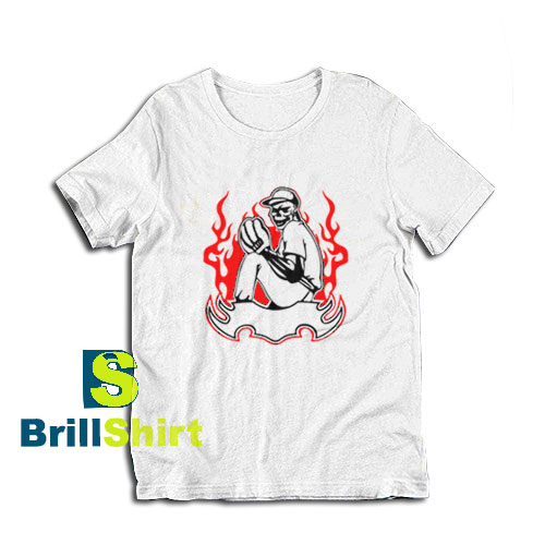 Get it Now Skeleton Baseball T-Shirt - Brillshirt.com