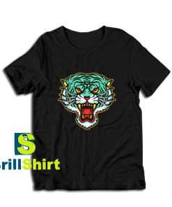 Get it Now Tiger Head Design T-Shirt - Brillshirt.com