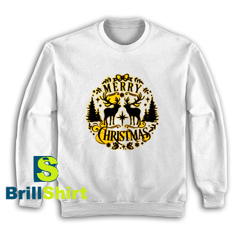 Get It Now Merry Christmas Deer Ornament Sweatshirt - Brillshirt.com Get It Now Merry Christmas Deer Ornament Sweatshirt - Brillshirt.com