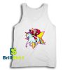 Get It Now Santa Riding Unicorn Tank Top - Brillshirt.com