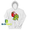 Get It Now Santa and His Triceratops Hoodie - Brillshirt.com
