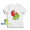 Get it Now Santa and His Triceratops T-Shirt - Brillshirt.com