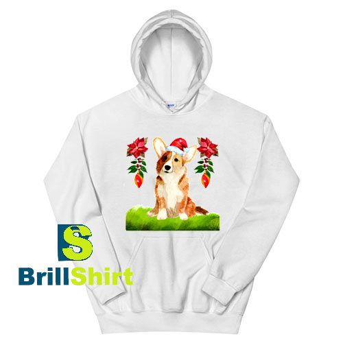 Get It Now Christmas Hat Corgi Hoodie - Brillshirt.com Get It Now Christmas Hat Corgi Hoodie - Brillshirt.com