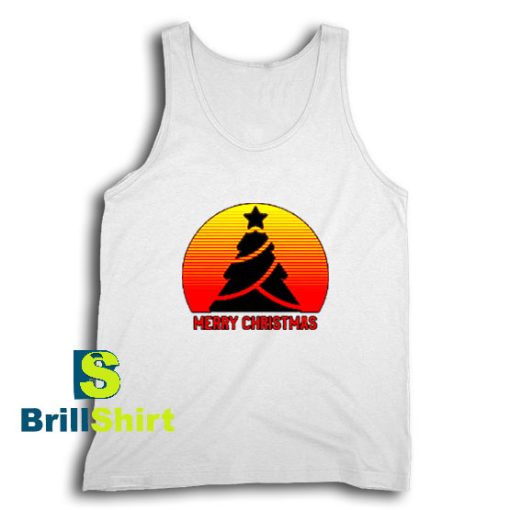 Get It Now Christmas With Sunset Tree Tank Top - Brillshirt.com