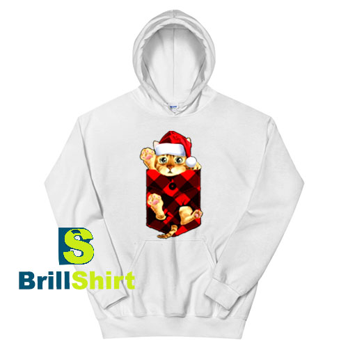 Get It Now Kitty in Pocket Christmas Hoodie - Brillshirt.com Get It Now Kitty in Pocket Christmas Hoodie - Brillshirt.com