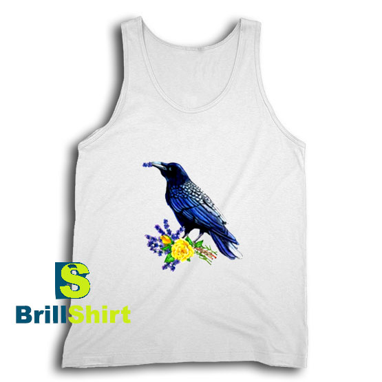 Get It Now Raven and Roses Design Tank Top - Brillshirt.com Get It Now Raven and Roses Design Tank Top - Brillshirt.com