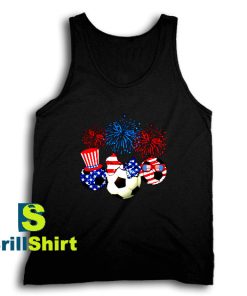 Get It Now Soccer American Flag Tank Top - Brillshirt.com