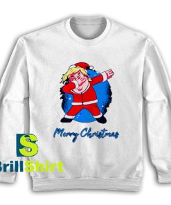 Get It Now Trump Santa Dabbing Sweatshirt - Brillshirt.com