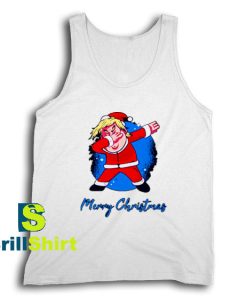 Get It Now Trump Santa Dabbing Tank Top - Brillshirt.com