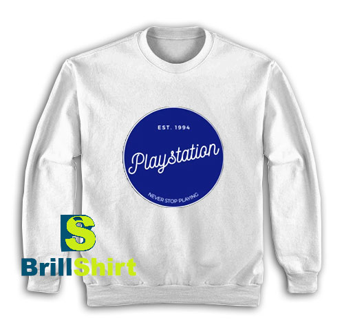 Get It Now Vintage Playstation Design Sweatshirt - Brillshirt.com Get It Now Vintage Playstation Design Sweatshirt - Brillshirt.com
