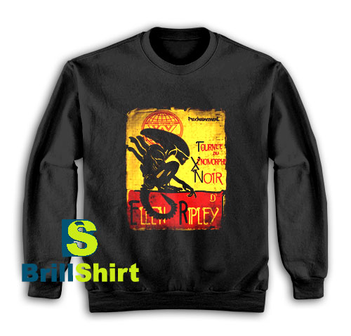 Get It Now Xenomorphe Noir Sweatshirt - Brillshirt.com Get It Now Xenomorphe Noir Sweatshirt - Brillshirt.com