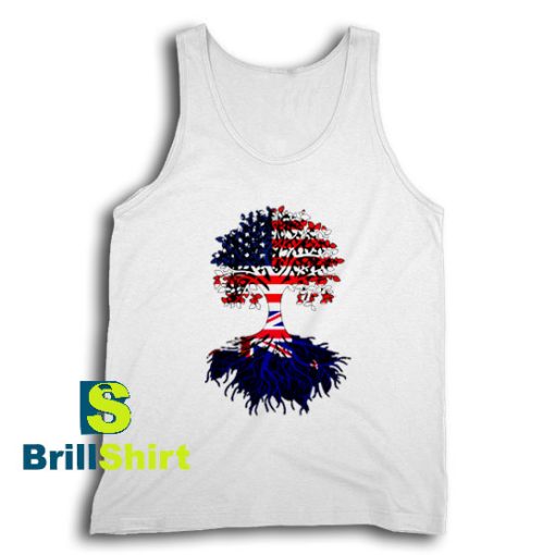 Get it Now American Tree Flag T-Shirt - Brillshirt.com