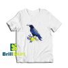 Get it Now Raven and Roses Design T-Shirt - Brillshirt.com