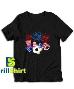 Get it Now Soccer American Flag T-Shirt - Brillshirt.com