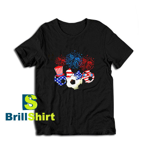 Get it Now Soccer American Flag T-Shirt - Brillshirt.com