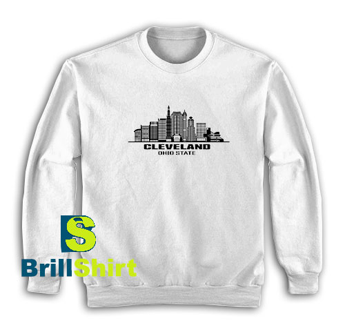 Cleveland-Ohio-Skyline-Sweatshirt Cleveland-Ohio-Skyline-Sweatshirt
