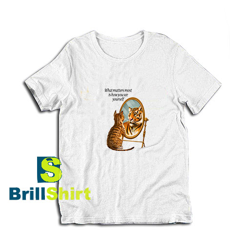 Cat-and-Tiger-Mirror-T-Shirt Cat-and-Tiger-Mirror-T-Shirt