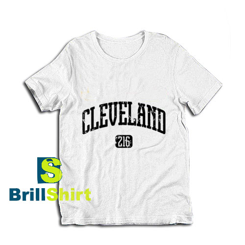 Cleveland-216-White-T-Shirt Cleveland-216-White-T-Shirt