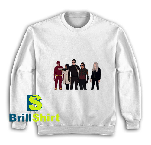 The-Flash-Team-Cast-Sweatshirt The-Flash-Team-Cast-Sweatshirt