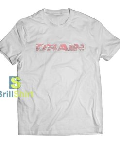 Drain Logo Pink T-Shirt