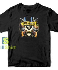 Guns N' Roses Hat Skull T-Shirt