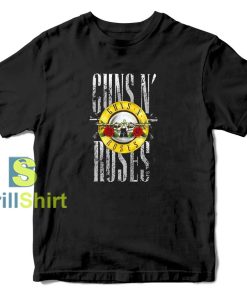 Guns N' Roses Logo Rose T-Shirt
