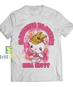 Slaughter To Prevail Hell Kitty White T-Shirt