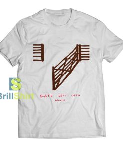 David Shrigley Gate Left T-Shirt