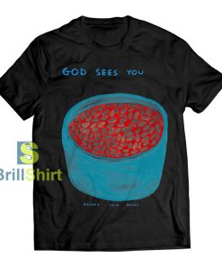 David Shrigley God Sees You T-Shirt