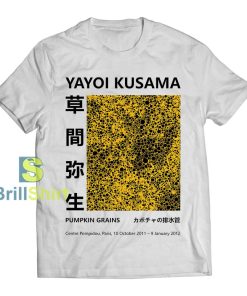 Yayoi Kusama Pumpkin Yellow Grains T-Shirt