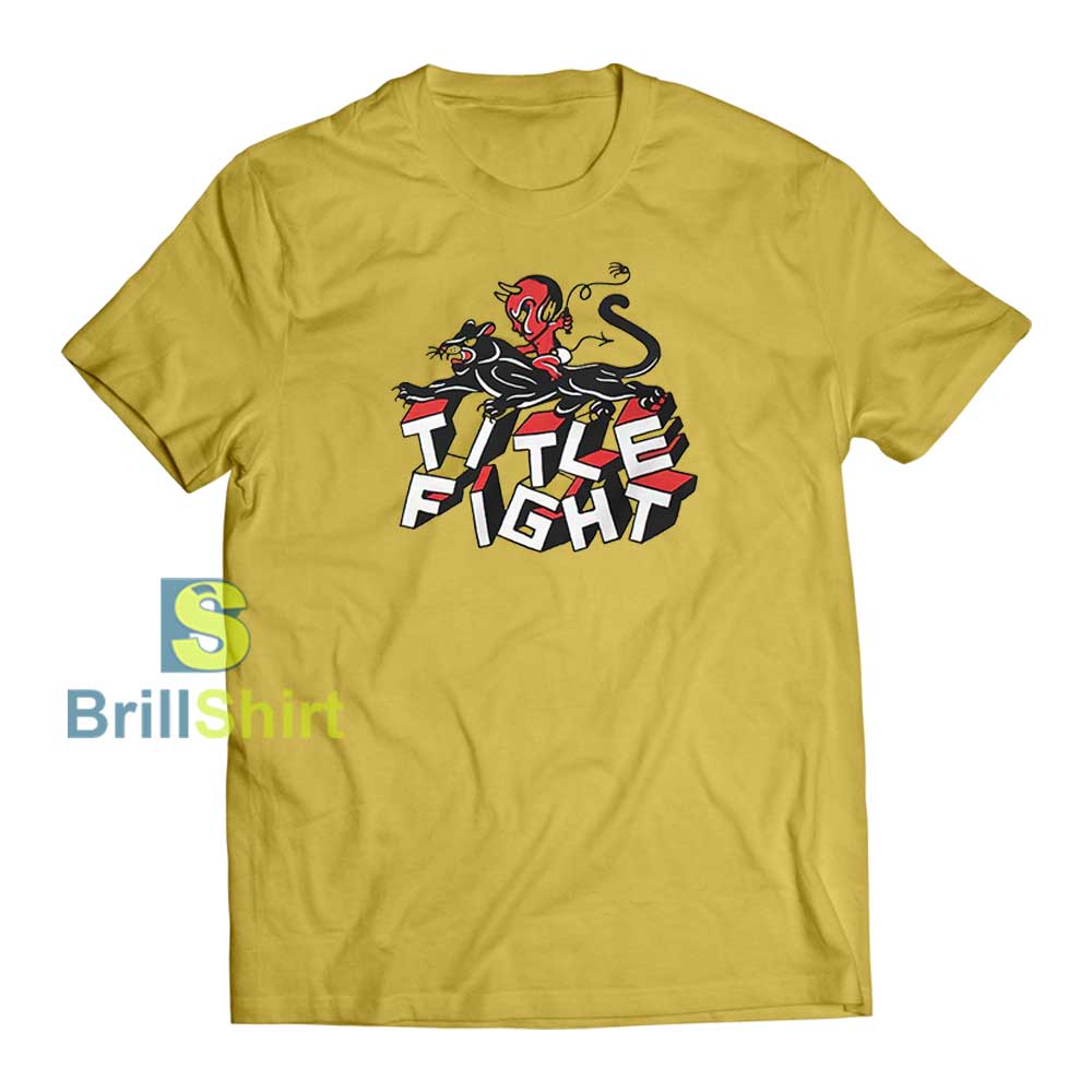 Title Fight Devil T-Shirt Title Fight Devil T-Shirtv