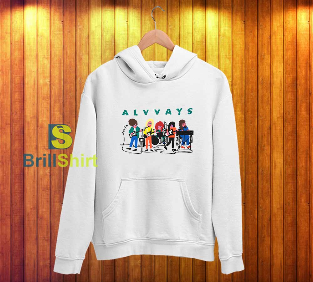 Alvvays Band Drawing Hoodie Alvvays Band Drawing Hoodie