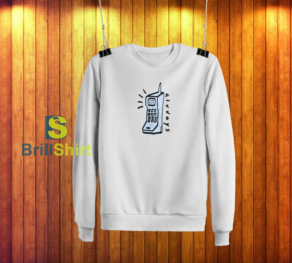 Alvvays Phone Guy Sweatshirt Alvvays Phone Guy Sweatshirt