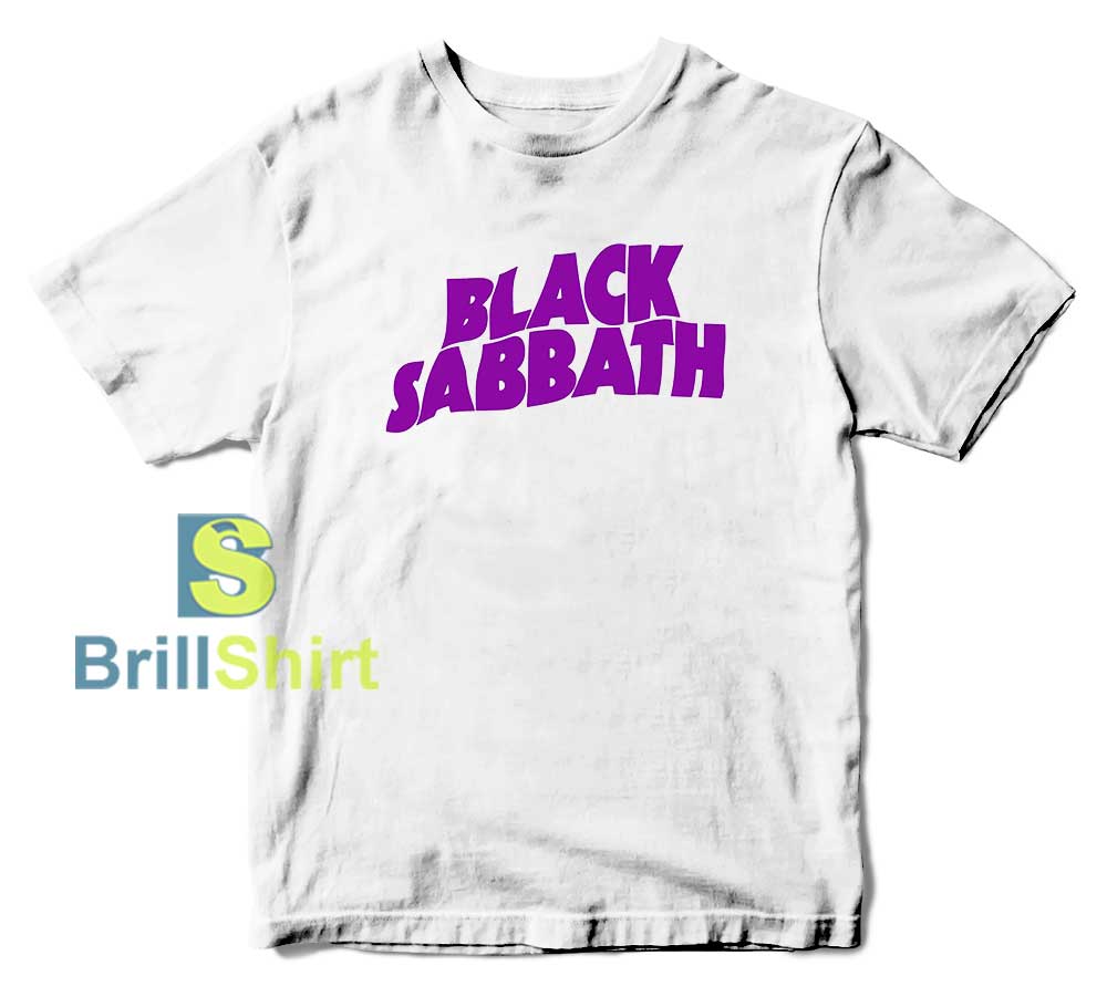 Black Sabbath Logo Purple
